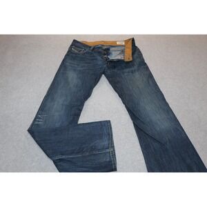 Diesel Shazor Jeans Mens Tag 30x34 Actual 32x35 Denim Button Fly Made in Italy